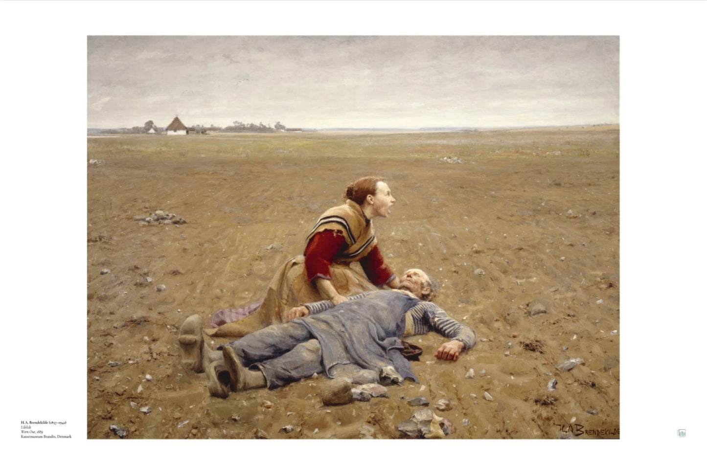 Brendekilde: Udslidt. Danish