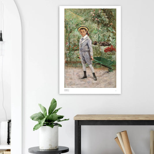 Ernst Josephson's iconic artwork, 'Boy with a Wheelbarrow'.
