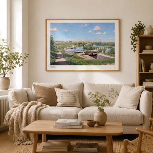 Johan Krouthén Swedish art print on wall