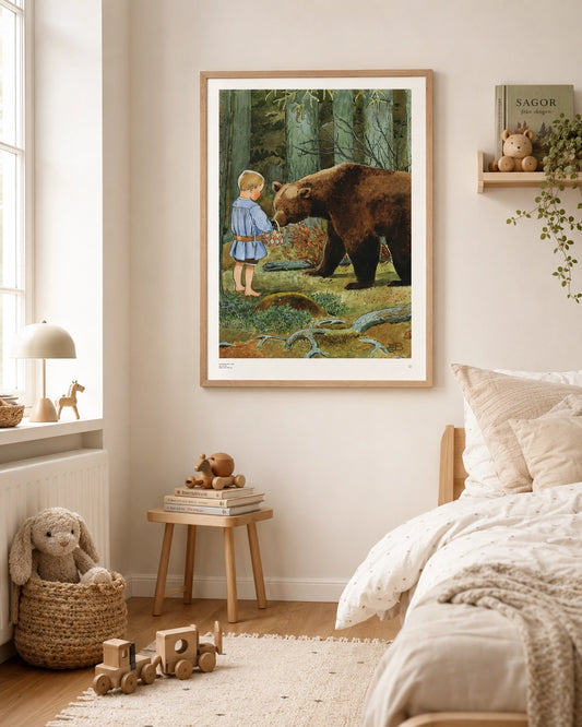 Elsa Beskow Mors Lilla Olle Poster – Premium Quality Art Print in 4 Sizes