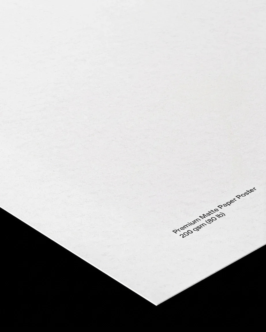 Image of our poster print art quality paper 200 g - 80 lb