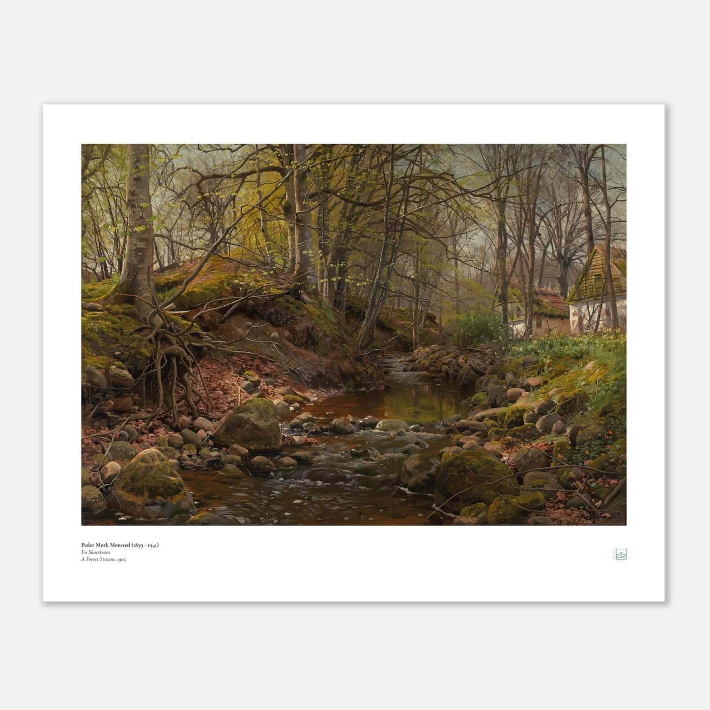 Peder Mørk Mønsted, ‘A Forest Stream’
