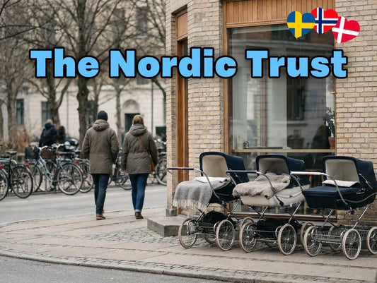 The Nordic Trust - babies outside cafés