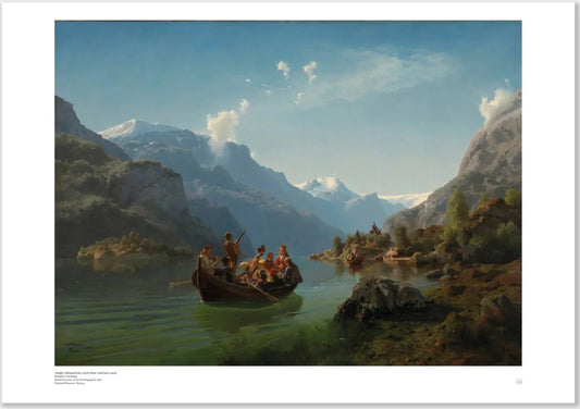 Bridal Procession on the Hardangerfjord (1848)