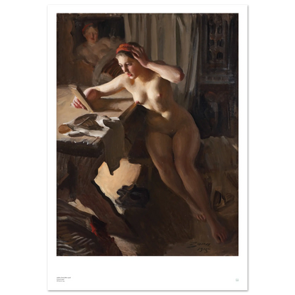 Anders Zorn: Gammal Spegel Swedish Art Print