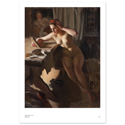 Anders Zorn: Gammal Spegel Swedish Art Print