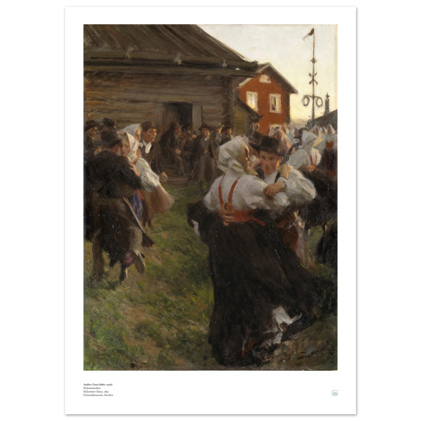 Anders Zorn's iconic Midsommardans (Midsummer Dance, 1897)