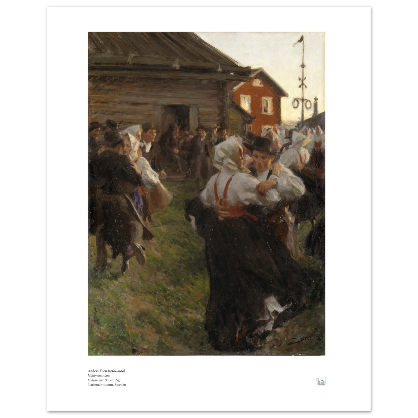 Anders Zorn's iconic Midsommardans (Midsummer Dance, 1897)