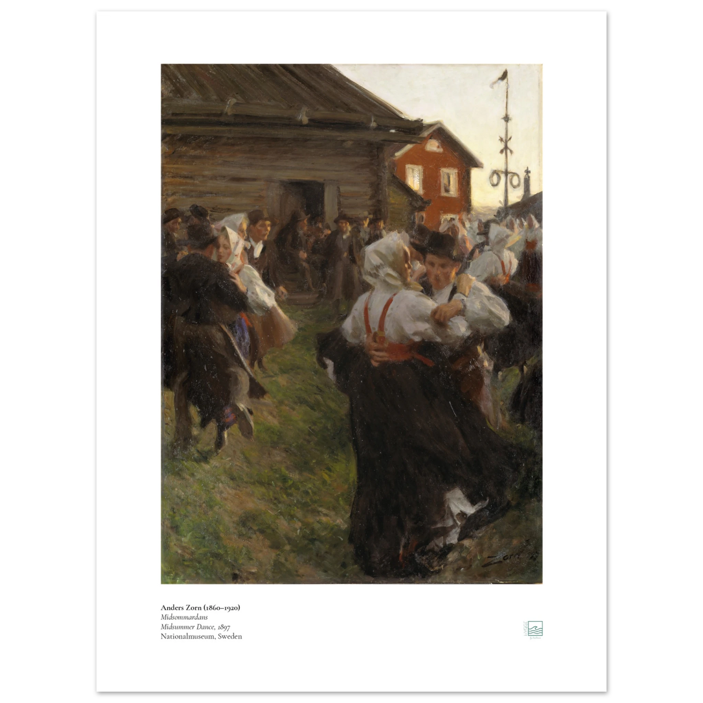 Anders Zorn's iconic Midsommardans (Midsummer Dance, 1897)