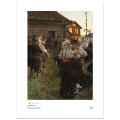 Anders Zorn's iconic Midsommardans (Midsummer Dance, 1897)