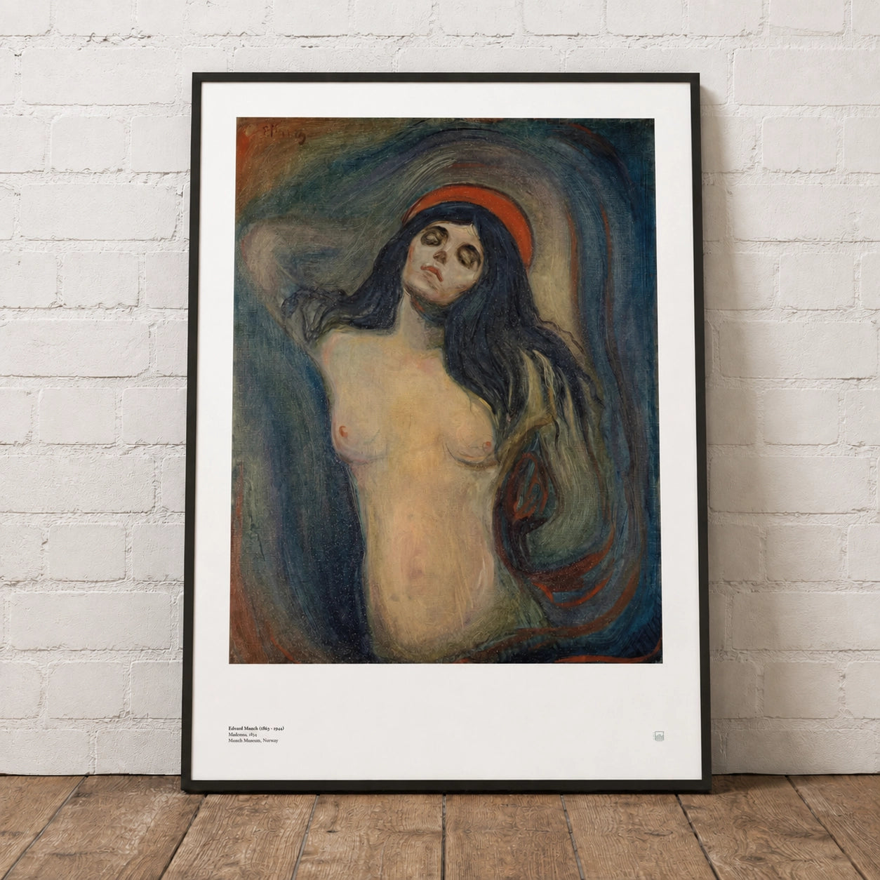 Edvard Munch — Madonna (1894, Munch Museum) | Norwegian Art Print (Poster)