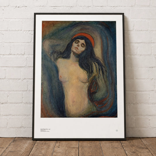 Edvard Munch – Madonna (1894, Munchmuseet) | Norsk kunsttrykk (plakat)