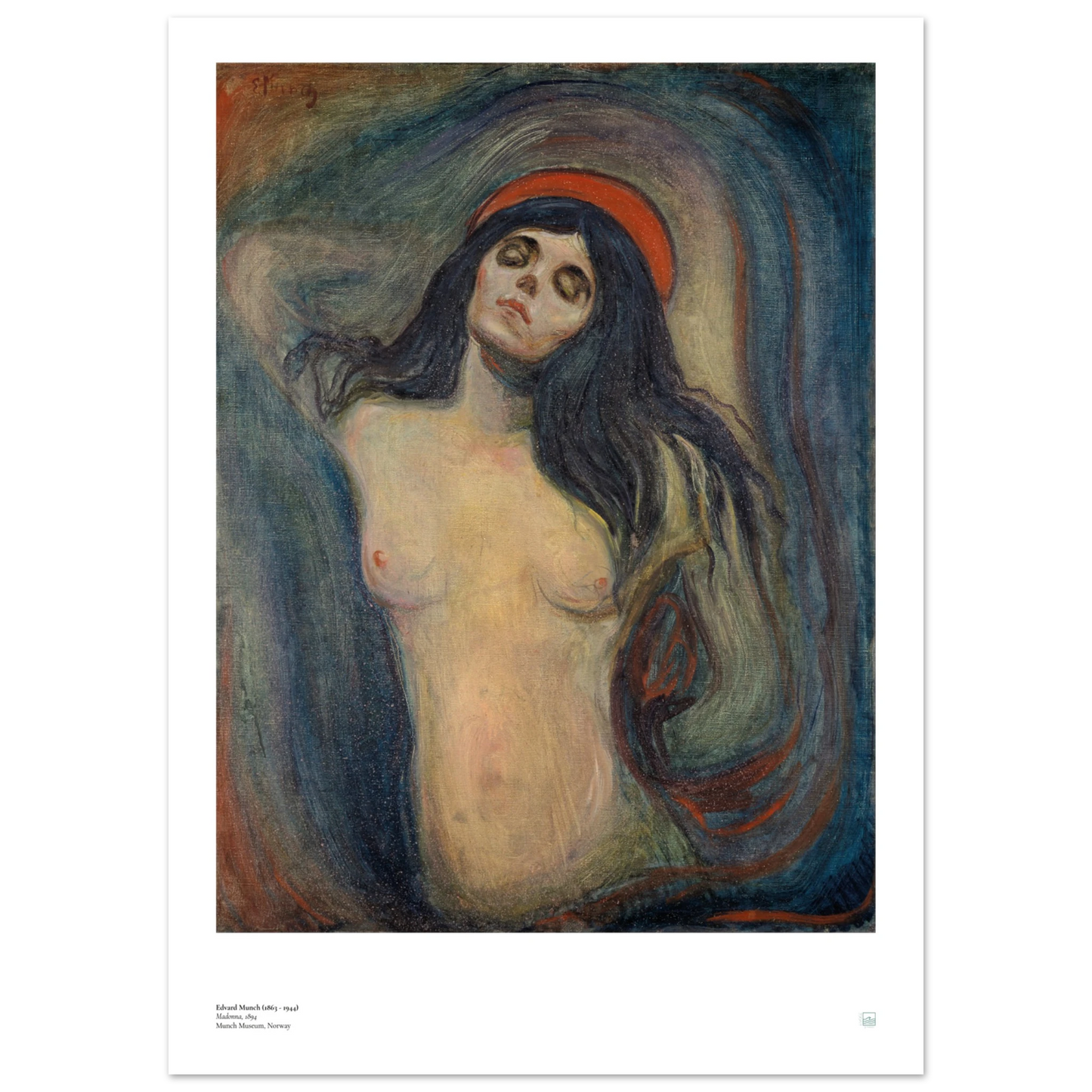Edvard Munch’s Madonna (oil on canvas, 1894)