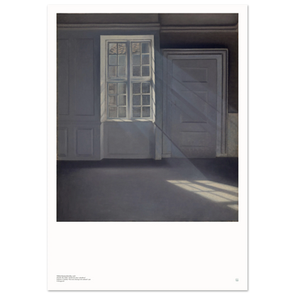 Hammershøi poster Dust Motes Dancing in Sunbeams