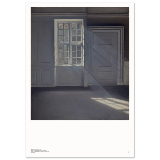 Hammershøi poster Dust Motes Dancing in Sunbeams