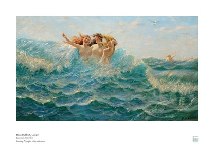 Dahl, Hans: Bathing Nymphs - Badende Nymphen | Norwegian art print