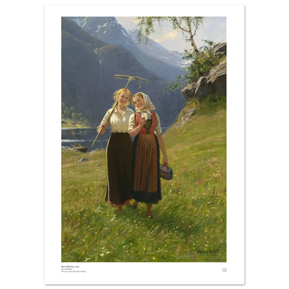 Hans Dahl: Liebesbrief (Art Poster)