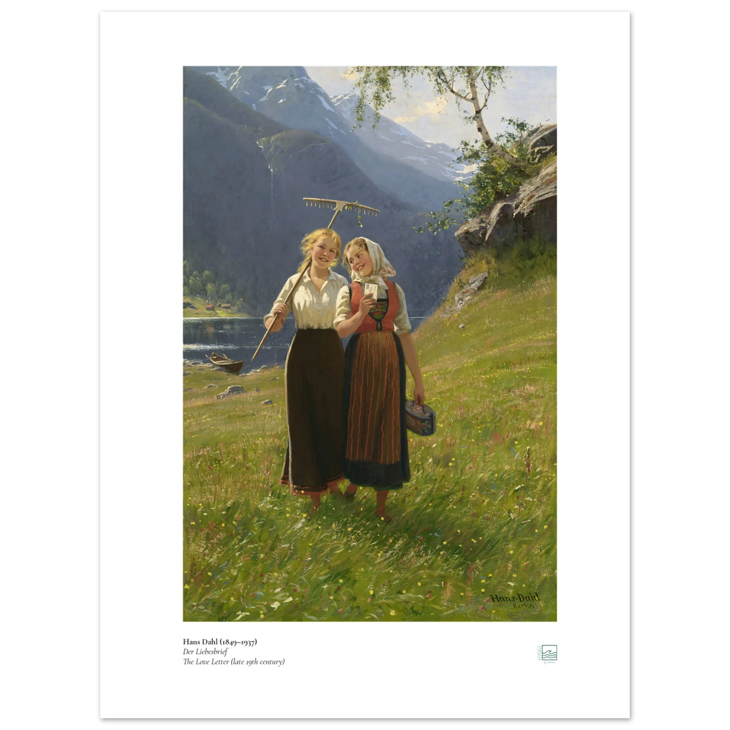 Hans Dahl: Liebesbrief (Art Poster)