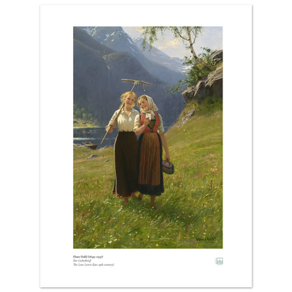 Hans Dahl: Liebesbrief (Art Poster)