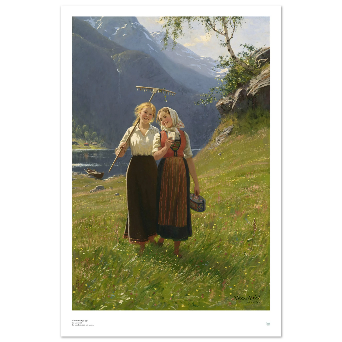 Hans Dahl: Liebesbrief (Art Poster)