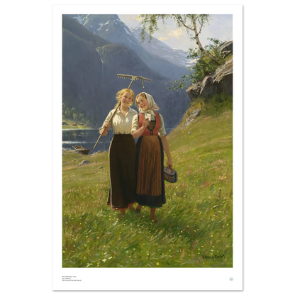 Hans Dahl: Liebesbrief (Art Poster)