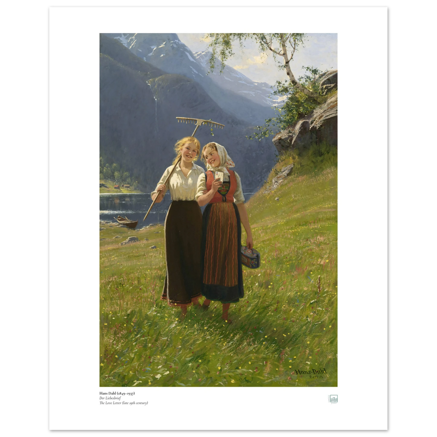 Hans Dahl: Liebesbrief (Art Poster)