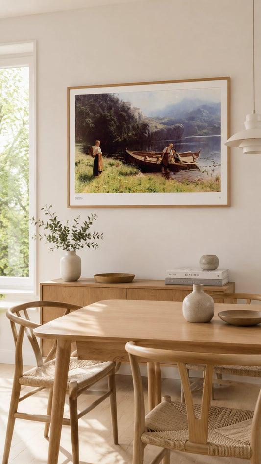 Dahl, Hans - By the Water’s Edge | Norwegian art print