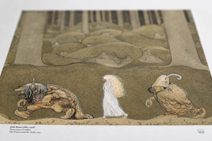 John Bauer: Prinsessen og troldene (1913) | Kunstplakat