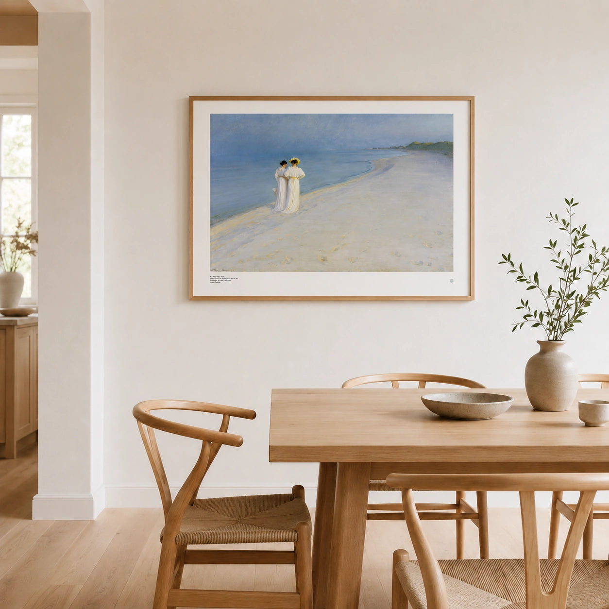 P.S. Krøyer – Summer Evening at Skagen Sønderstrand | Danish Art Print