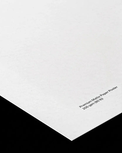 Image of our poster print art quality paper 200 g - 80 lb
