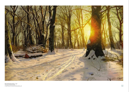 Peder Mørk Mønsted, ‘Winter Day, Charlottenlund Forest’ 