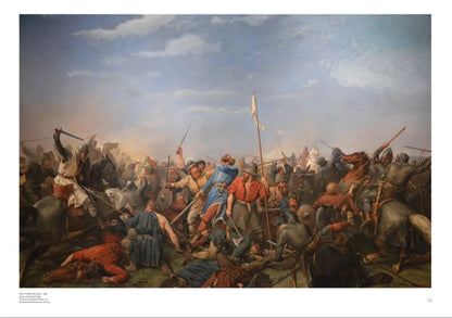 Peter Nicolai Arbo Poster - The Battle of Stamford Bridge Norwegian Print Art