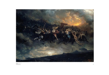 Peter Nicolai Arbo: Åsgårdsreien - norwegian print art