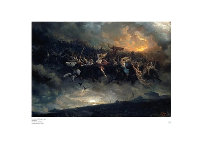 Peter Nicolai Arbo: Åsgårdsreien - norwegian print art