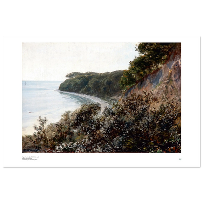 Scandinavian wall art with Marselisborg shoreline