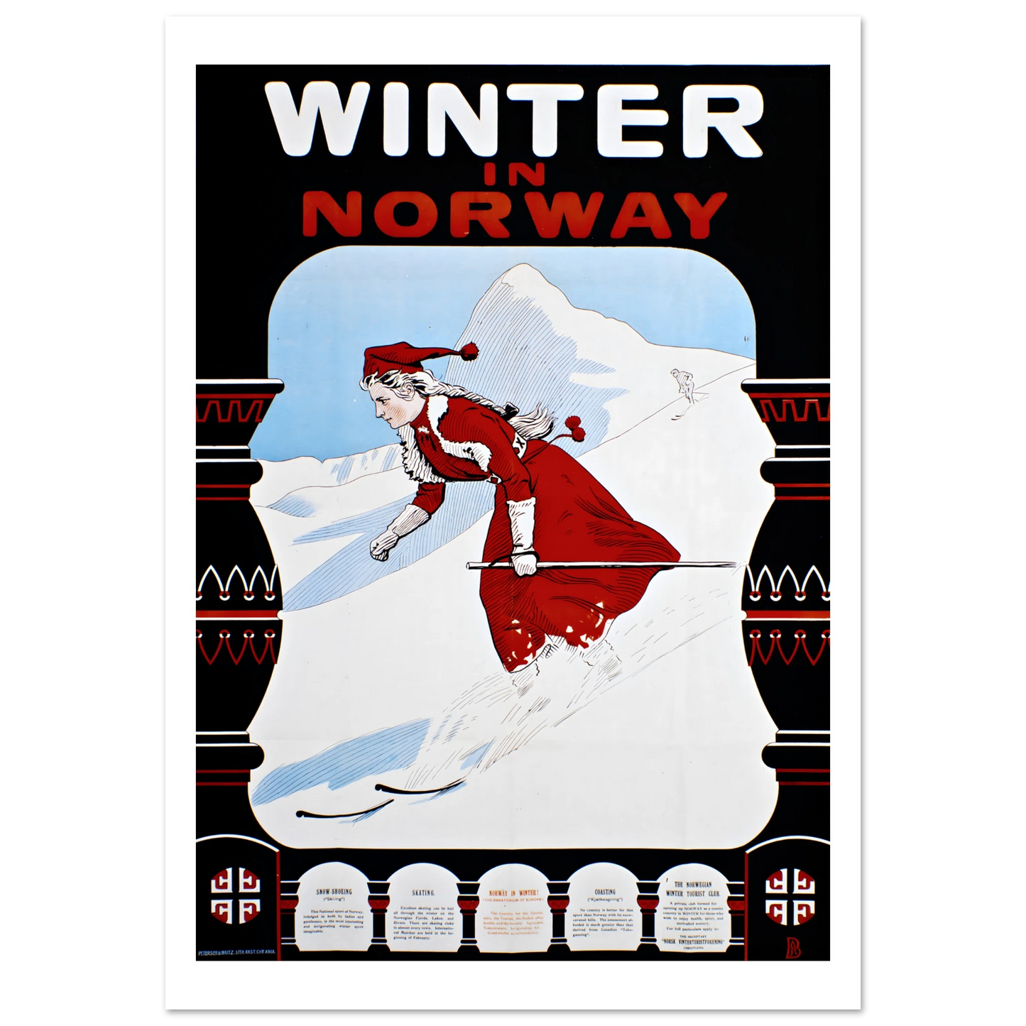 Winter in Norway poster by Andreas Bloch