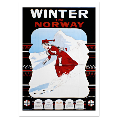 Winter in Norway poster by Andreas Bloch