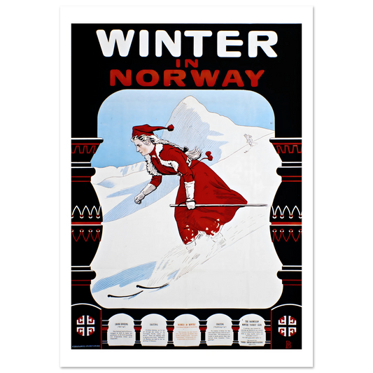 Winter in Norway poster by Andreas Bloch