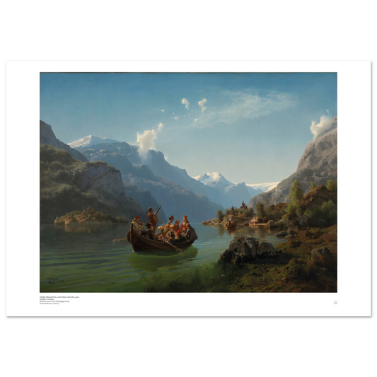 Brudeferd i Hardanger - Norwegian Art Print
