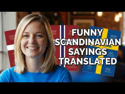 Danish Sayings on the Danish Flag | Scandinavian Language & Culture Poster